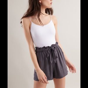 NWT Garage paperbag cargo shorts